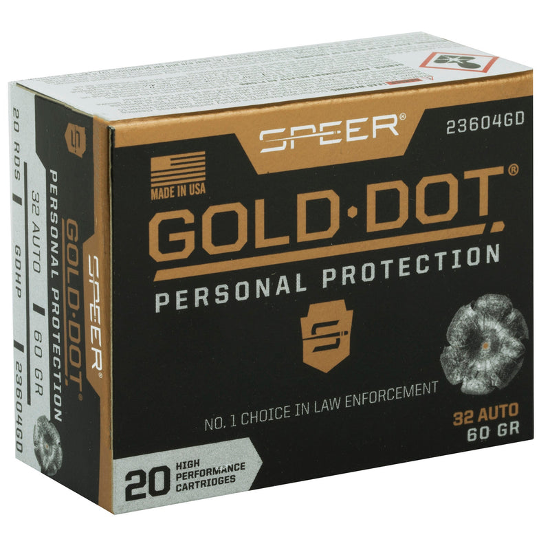 Load image into Gallery viewer, SPR GOLD DOT 32ACP 60GR HP 20/200 - CCI23604GD - Marksmans Corner
