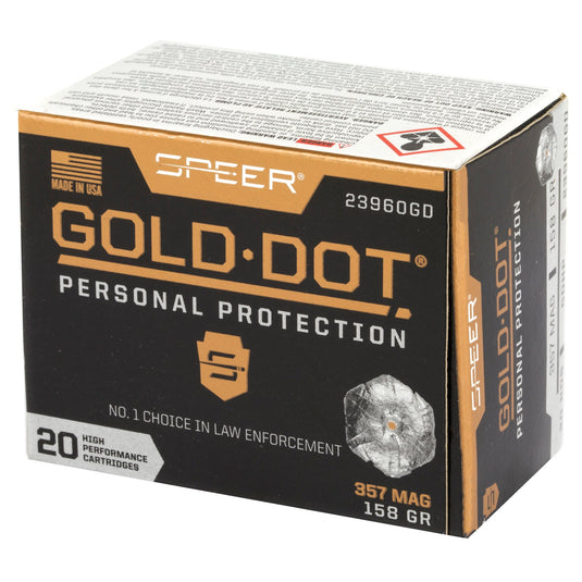 SPR GOLD DOT 357MAG 158GR HP 20/200 - CCI23960GD - Marksmans Corner