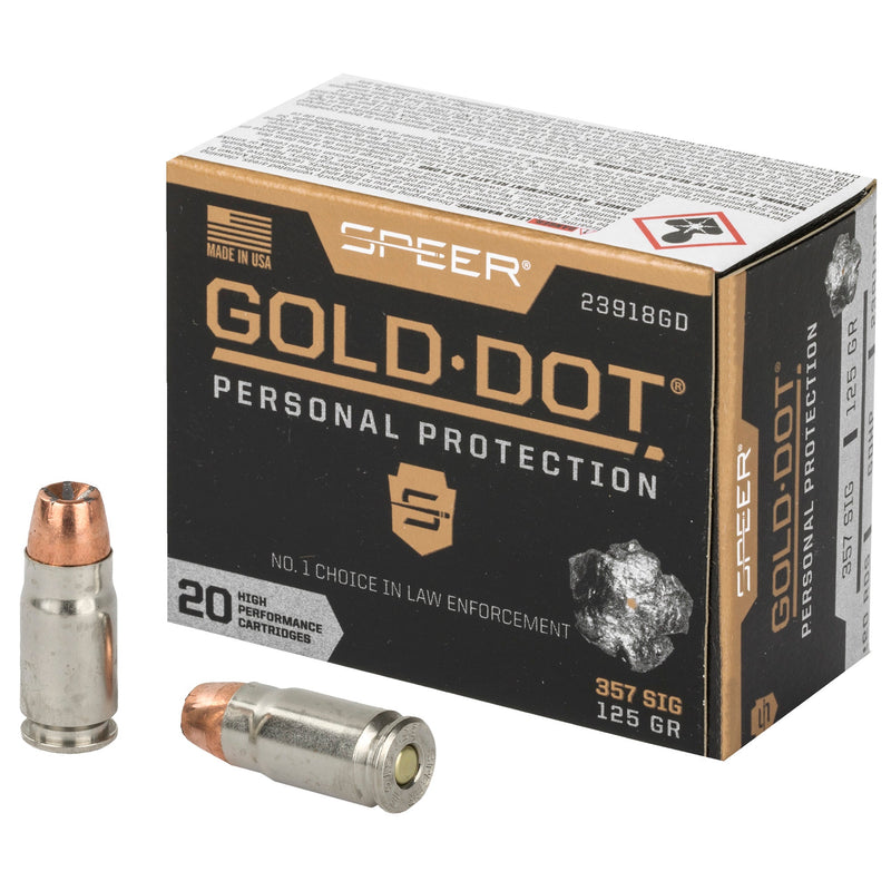 Load image into Gallery viewer, SPR GOLD DOT 357SIG 125GR HP 20/200 - CCI23918GD - Marksmans Corner
