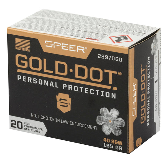 SPR GOLD DOT 40SW 165GR HP 20/200 - CCI23970GD - Marksmans Corner