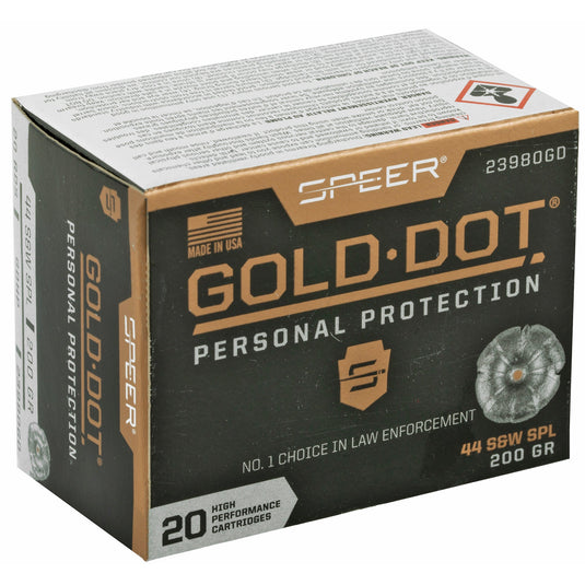 SPR GOLD DOT 44SPL 200GR HP 20/200 - CCI23980GD - Marksmans Corner