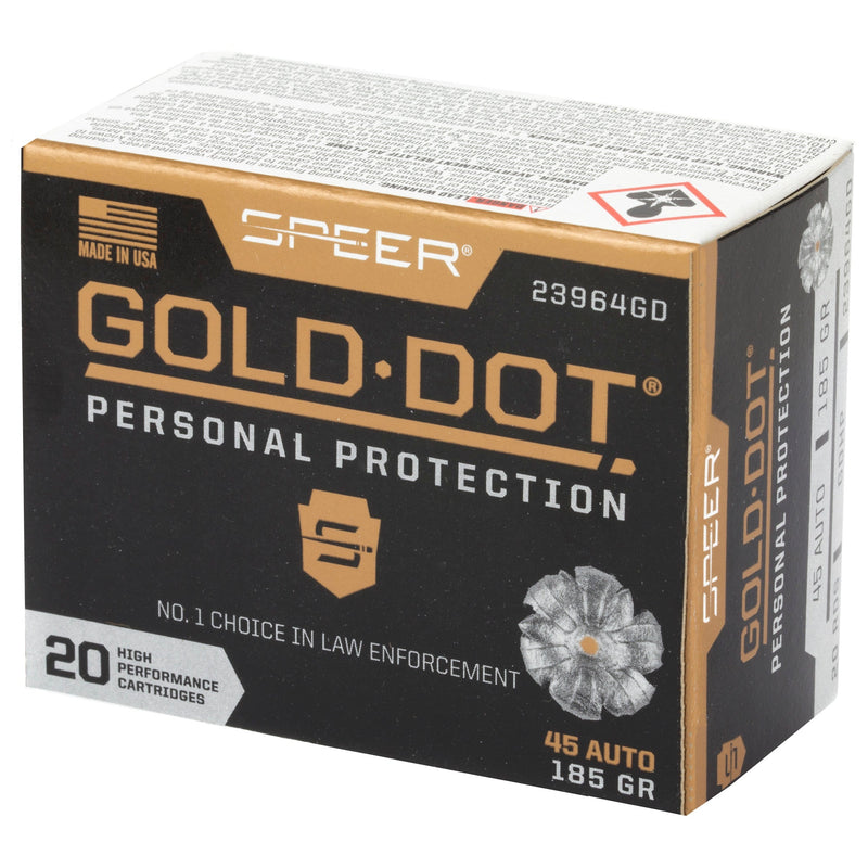 Load image into Gallery viewer, SPR GOLD DOT 45ACP 185GR HP 20/200 - CCI23964GD - Marksmans Corner
