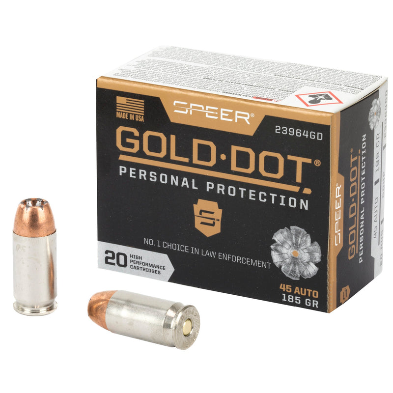 Load image into Gallery viewer, SPR GOLD DOT 45ACP 185GR HP 20/200 - CCI23964GD - Marksmans Corner
