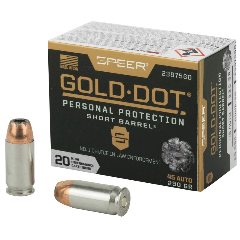 Load image into Gallery viewer, SPR GOLD DOT 45ACP 230G HP SB 20/200 - CCI23975GD - Marksmans Corner
