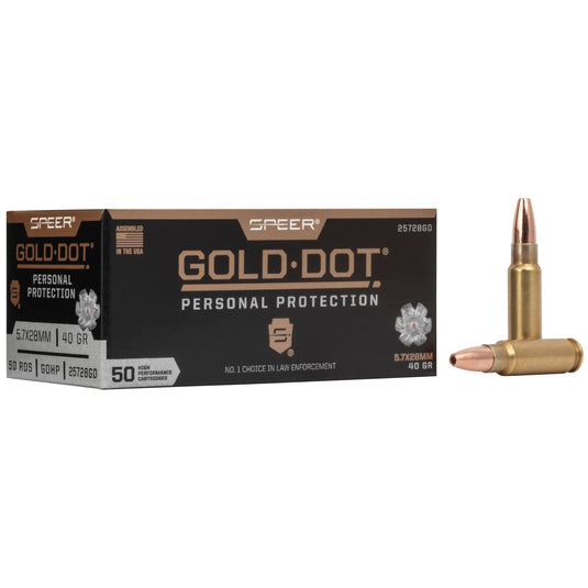 SPR GOLD DOT 5.7X28MM 40GR HP 50/500 - CCI25728GD - Marksmans Corner