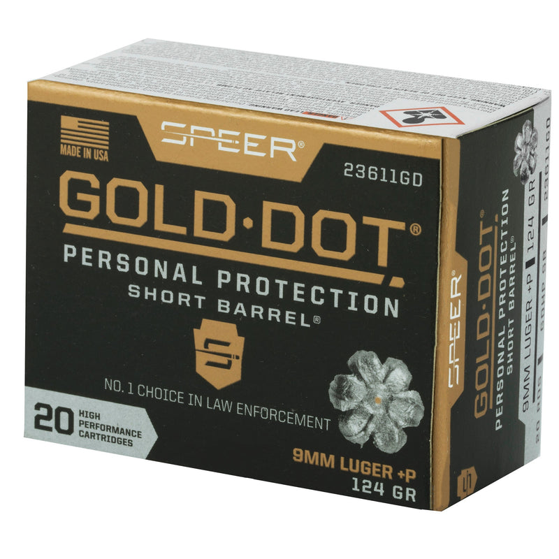 Load image into Gallery viewer, SPR GOLD DOT 9MM+P 124G HP SB 20/200 - CCI23611GD - Marksmans Corner
