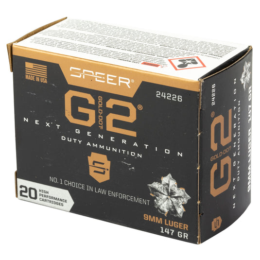 SPR GOLD DOT G2 9MM 147GR 20/200 - CCI24226 - Marksmans Corner