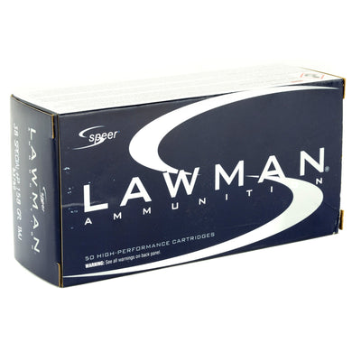 SPR LAWMAN 38SPL+P 158GR TMJ 50/1000 - CCI53750BX - Marksmans Corner