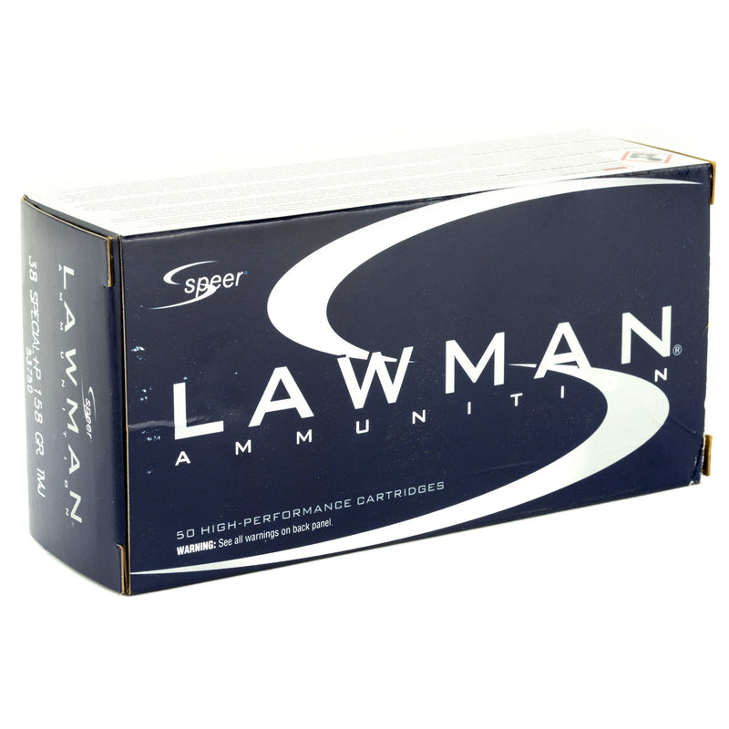 Load image into Gallery viewer, SPR LAWMAN 38SPL+P 158GR TMJ 50/1000 - CCI53750BX - Marksmans Corner
