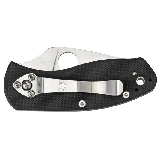 SPYDERCO AMBITIOUS G-10 PLAINEDGE - SPYC148GP - Marksmans Corner