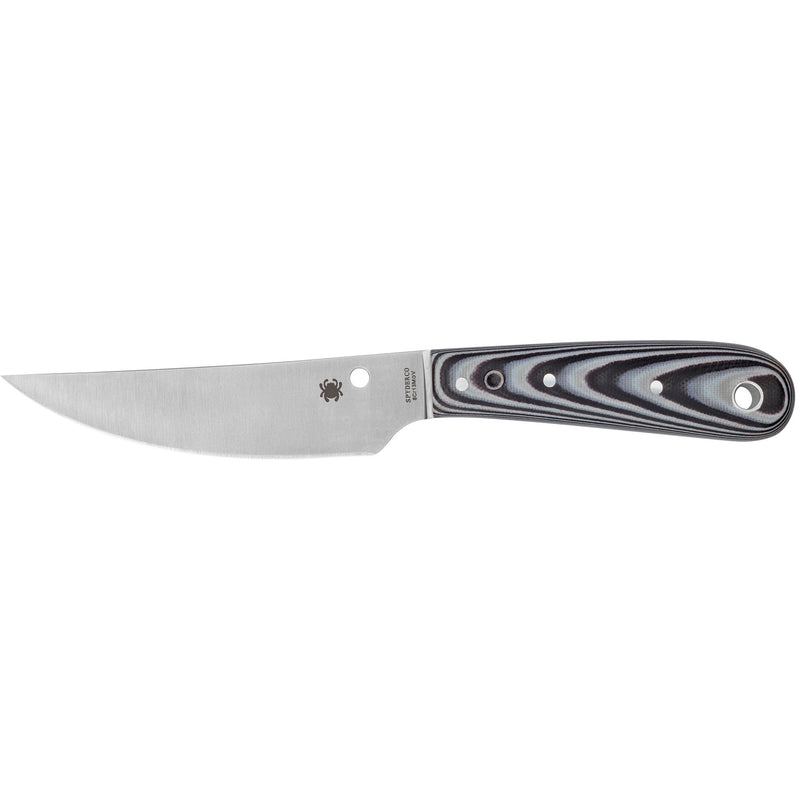 Load image into Gallery viewer, SPYDERCO BOW RIVER G-10 BLK/WHITE - SPYFB46GP - Marksmans Corner
