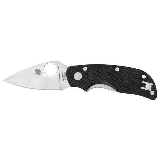 SPYDERCO CAT BLACK G-10 PLAINEDGE - SPYC129GP - Marksmans Corner