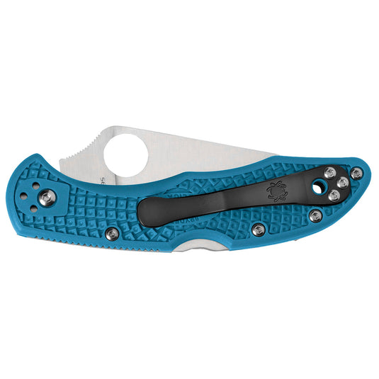 SPYDERCO DELICA 4 LTWT BLUE - SPYC11FPBL - Marksmans Corner