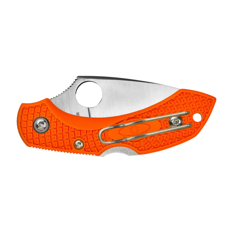 Load image into Gallery viewer, SPYDERCO DRAGONFLY2 ORANGE FRN PLN - SPYC28POR2 - Marksmans Corner
