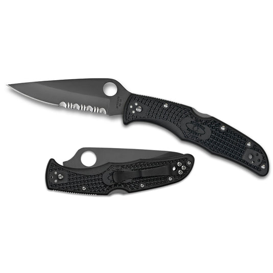 SPYDERCO ENDURA 4 NYLON CMBO/BLK BLD - SPYC10PSBBK - Marksmans Corner