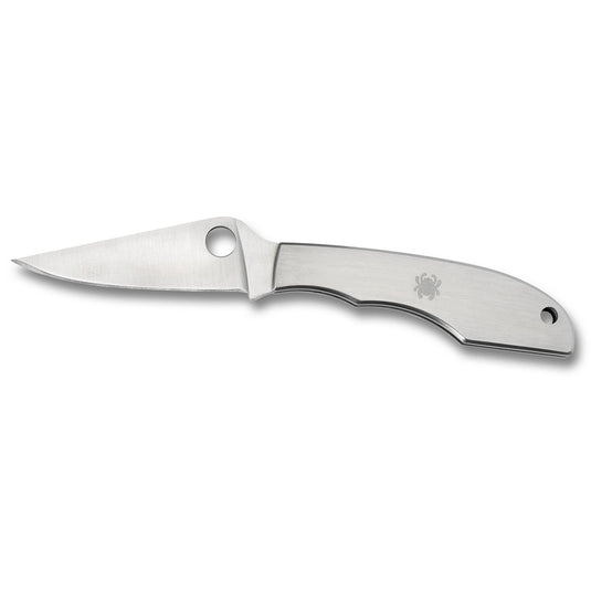 SPYDERCO GRASSHOPPER STNLS PLAIN - SPYC138P - Marksmans Corner