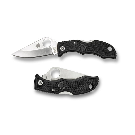 SPYDERCO LADYBUG3 BLACK FRN PLAIN - SPYLBKP3 - Marksmans Corner