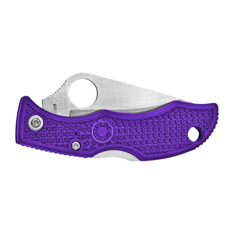 Load image into Gallery viewer, SPYDERCO LADYBUG3 PURPLE FRN PLAIN - SPYLPRP3 - Marksmans Corner
