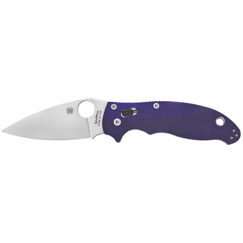 Load image into Gallery viewer, SPYDERCO MANIX 2 G-10 DARK BL 3.375 - SPYC101GPDBL2 - Marksmans Corner
