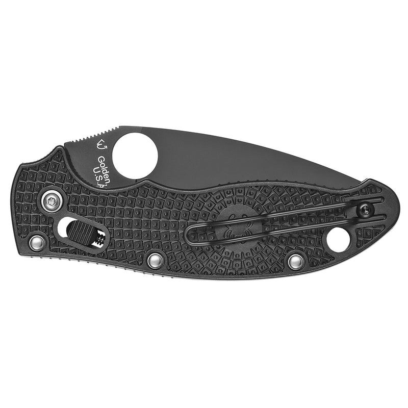 Load image into Gallery viewer, SPYDERCO MANIX 2 LTWT 3.375 BLK - SPYC101PBBK2 - Marksmans Corner
