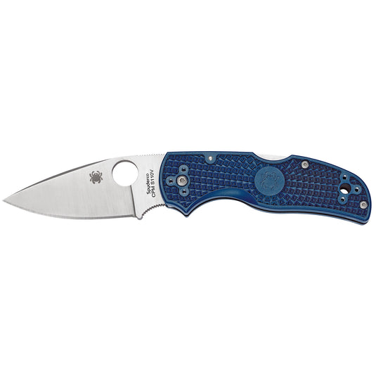 SPYDERCO NATIVE 5 LTWT DARK BLUE - SPYC41PDBL5 - Marksmans Corner