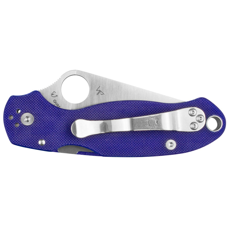 Load image into Gallery viewer, SPYDERCO PARA 3 G-10 DARK BLUE - SPYC223GPDBL - Marksmans Corner
