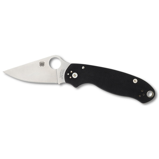 SPYDERCO PARA 3 G10 BLK PLAINEDGE - SPYC223GP - Marksmans Corner