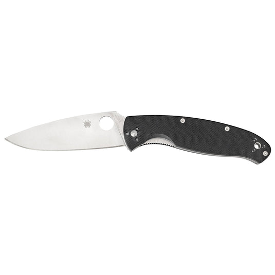 SPYDERCO RESILIENCE BLK G10 PLAIN - SPYC142GP - Marksmans Corner