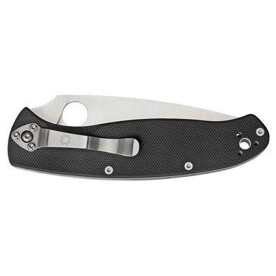 SPYDERCO RESILIENCE BLK G10 PLAIN - SPYC142GP - Marksmans Corner