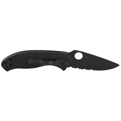 SPYDERCO TENACIOUS LTWGHT 3.39 BLK - SPYC122PSBBK - Marksmans Corner