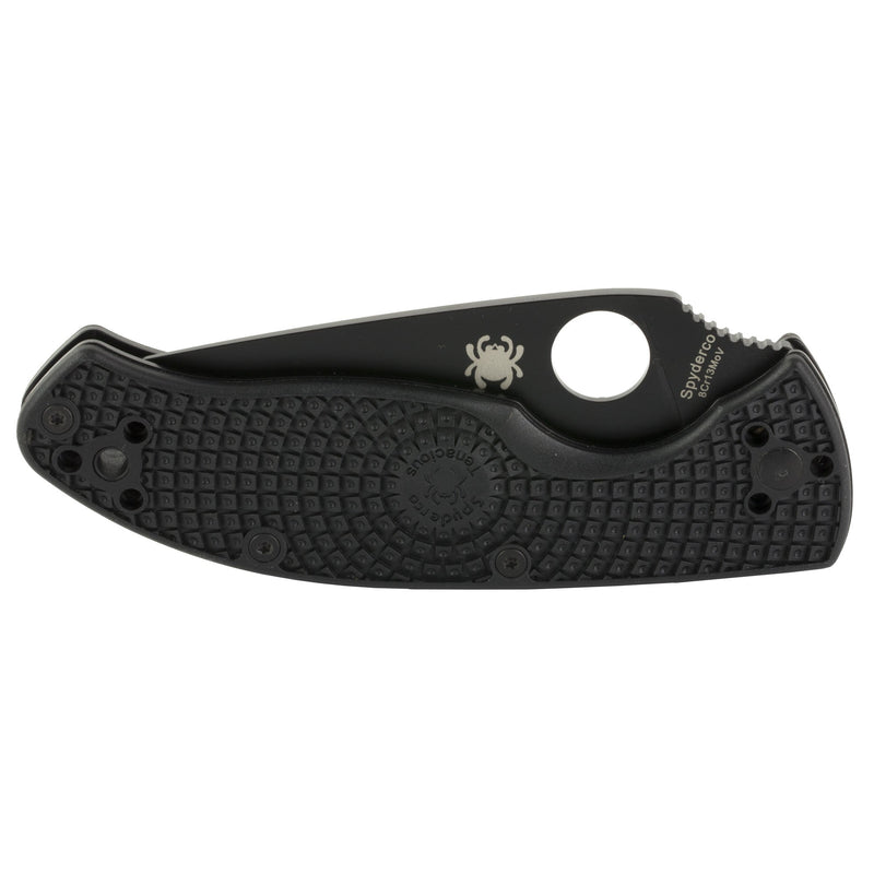 Load image into Gallery viewer, SPYDERCO TENACIOUS LTWGHT 3.39 BLK - SPYC122PSBBK - Marksmans Corner
