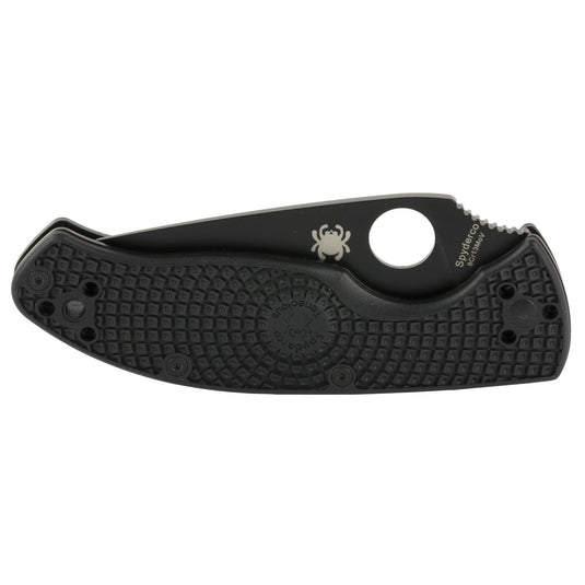 SPYDERCO TENACIOUS LTWGHT 3.39 BLK - SPYC122PSBBK - Marksmans Corner