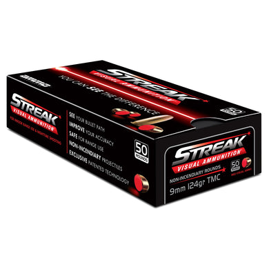 STREAK 9MM 124GR TMC 50/1000 - STRK9124TMC-50 - Marksmans Corner