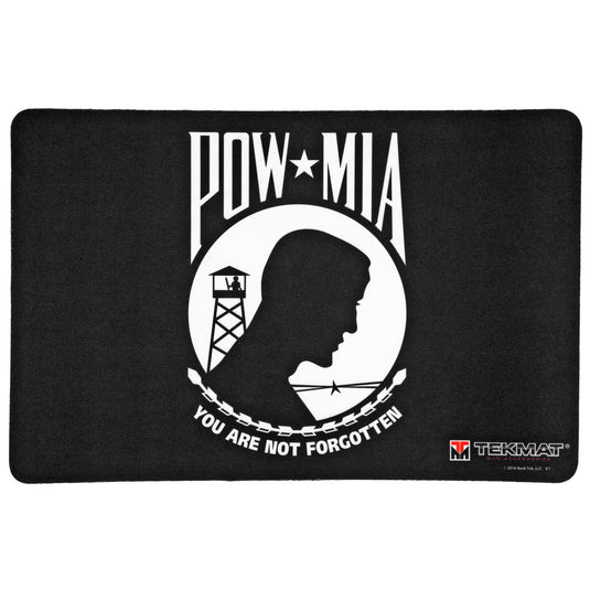 TEKMAT PISTOL MAT POW MIA BLK - TEKR17-POWMIA - Marksmans Corner