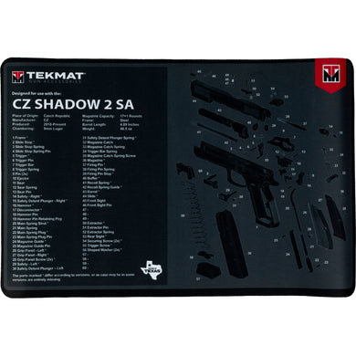 TEKMAT PSTL MAT FOR CZ SHADOW 2 SA - TEKR17-CZSHDW2 - Marksmans Corner