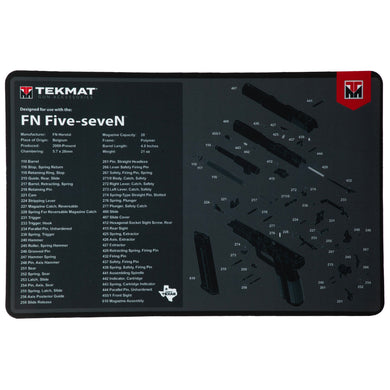 TEKMAT PSTL MAT FOR FN FIVE SVN BLK - TEKR17-FN-FV-SVN - Marksmans Corner