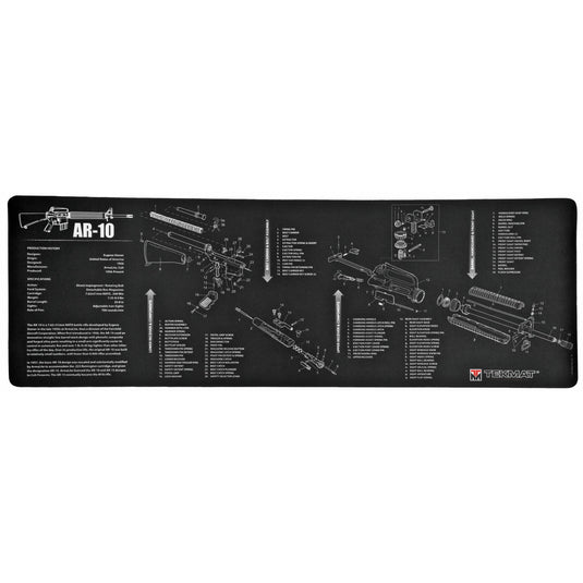 TEKMAT RIFLE MAT AR10 BLK - TEKR36-AR10 - Marksmans Corner