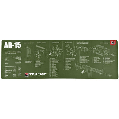 TEKMAT RIFLE MAT AR15 OD GREEN - TEKR36-AR15-OD - Marksmans Corner