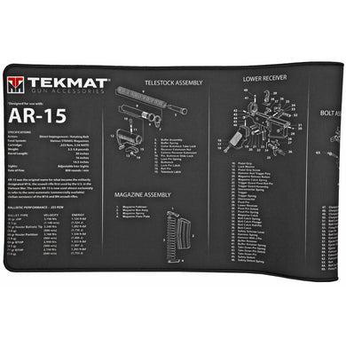 TEKMAT ULTRA RIFLE MAT AR15 BLK - TEKR44-AR15 - Marksmans Corner