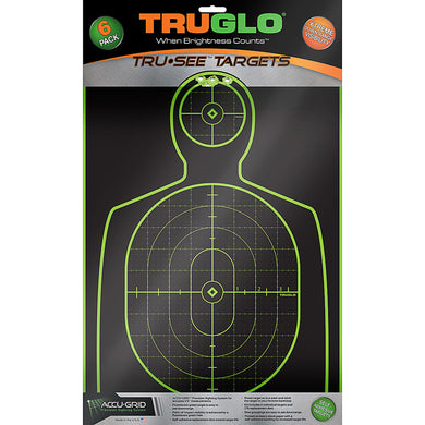 TRUGLO TRU-SEE HNDGN TGT 12X18 6PK - TG13A6 - Marksmans Corner