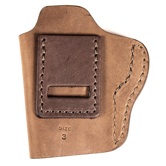 U/M LEATHER IWB HLSTR SZ 3 AMBI BRN - UMLUM-IWB-3-BRW-A - Marksmans Corner