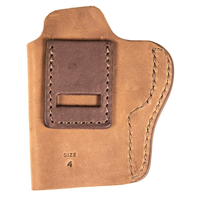 U/M LEATHER IWB HLSTR SZ 4 AMBI BRN - UMLUM-IWB-4-BRW-A - Marksmans Corner