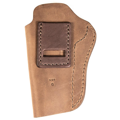 U/M LEATHER IWB HLSTR SZ 6 AMBI BRN - UMLUM-IWB-6-BRW-A - Marksmans Corner