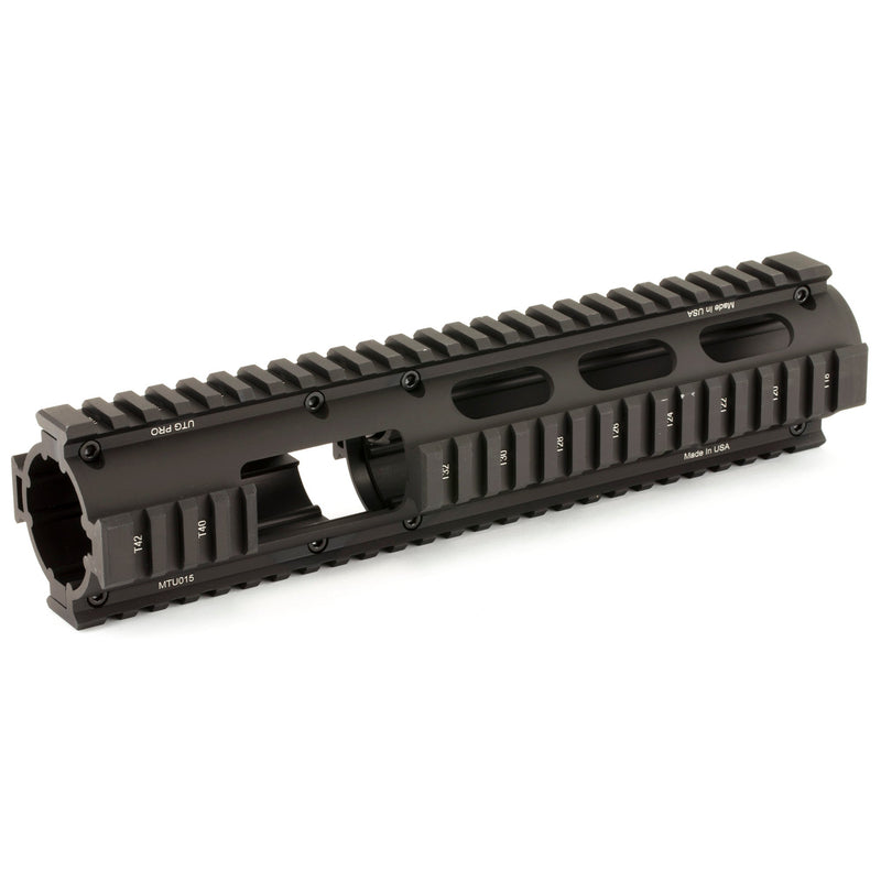 Load image into Gallery viewer, UTG PRO 4/15 CARB QUAD RAIL W/EXT BK - UTGMTU015 - Marksmans Corner
