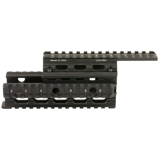 UTG PRO AK-47 TACT QUAD RAIL BLK - UTGMTU009 - Marksmans Corner