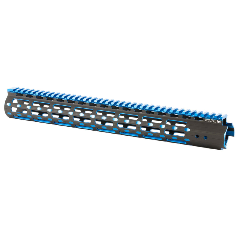 Load image into Gallery viewer, UTG PRO M-LOK 15SSLM 2TN RL BLK/BLU - UTGMTU019SSMB2 - Marksmans Corner
