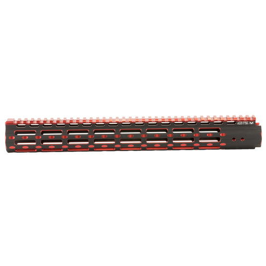 UTG PRO M-LOK 15SSLM 2TN RL BLK/RD - UTGMTU019SSMR2 - Marksmans Corner