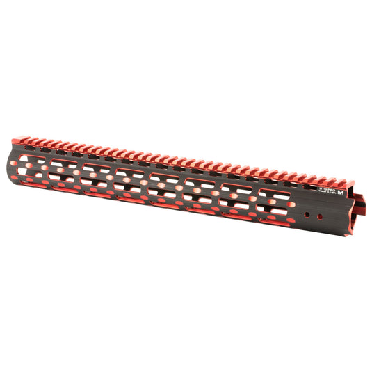 UTG PRO M-LOK 15SSLM 2TN RL BLK/RD - UTGMTU019SSMR2 - Marksmans Corner