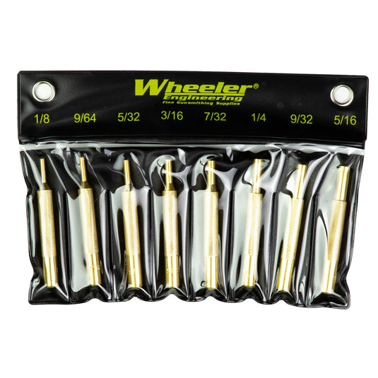 WHEELER BRASS PUNCH SET 8 PIECE - WH780194 - Marksmans Corner