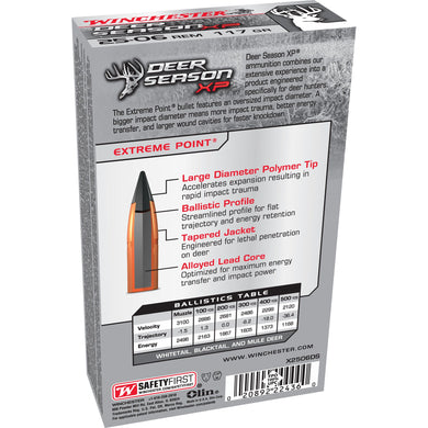 WIN DEER SN XP 25-06REM 117GR 20/200 - WNX2506DS - Marksmans Corner